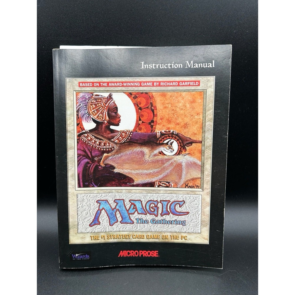 Magic the Gathering PC Game 1997 MANUAL ONLY Instruction Book